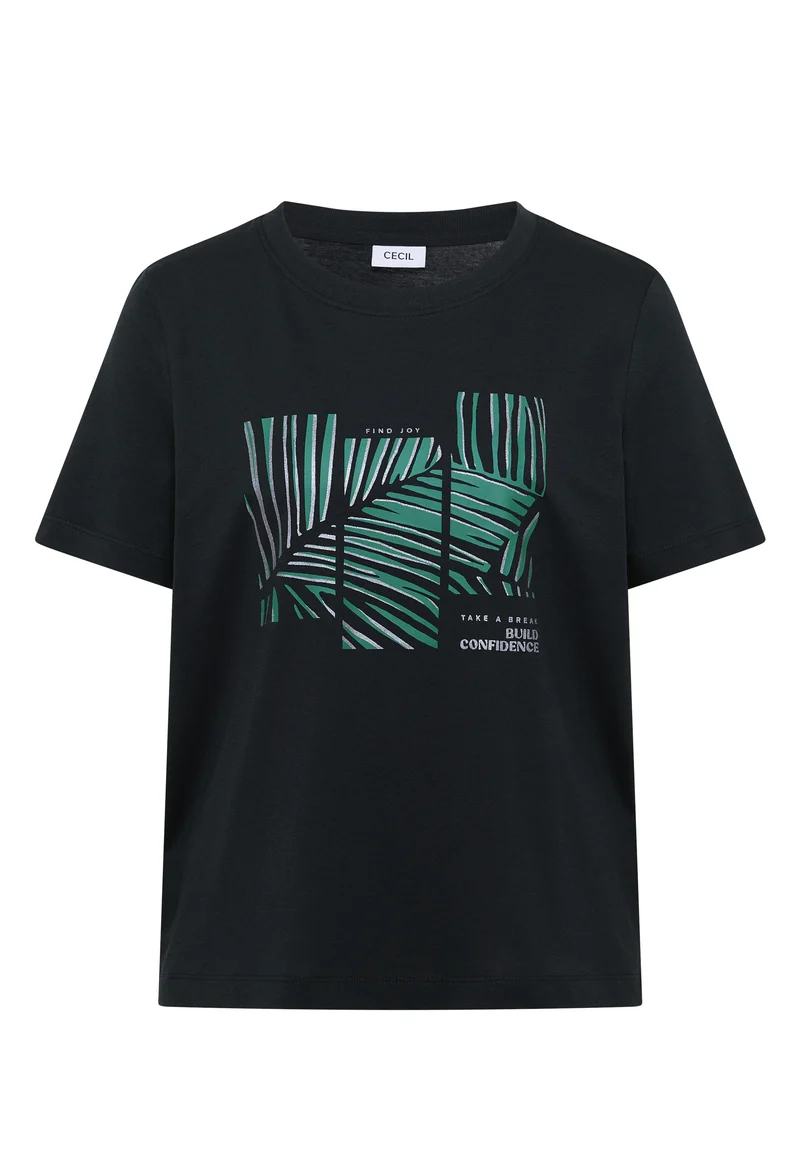 T-Shirt mit Rundhals und Artwork