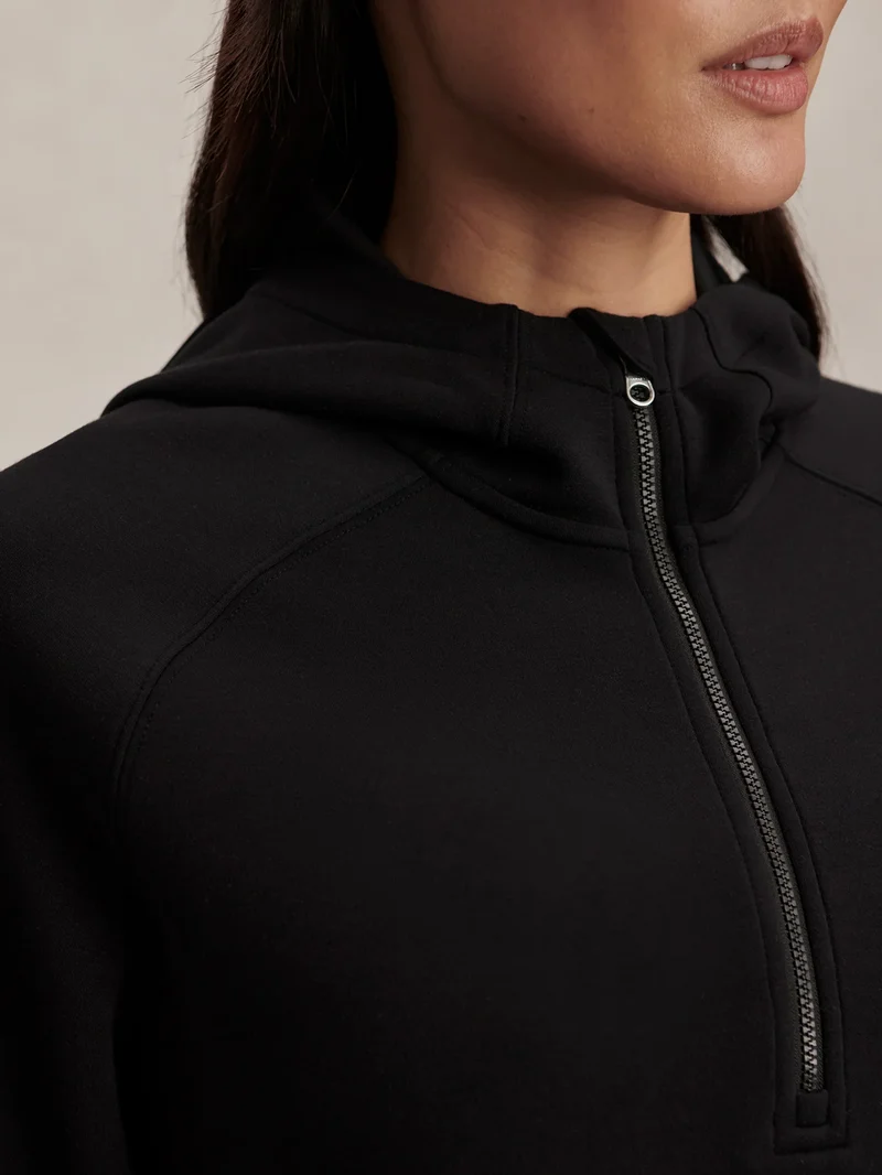 Karo Half Zip Black
