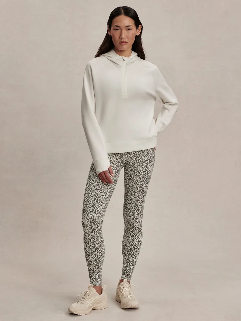Karo Half Zip Midlayer White