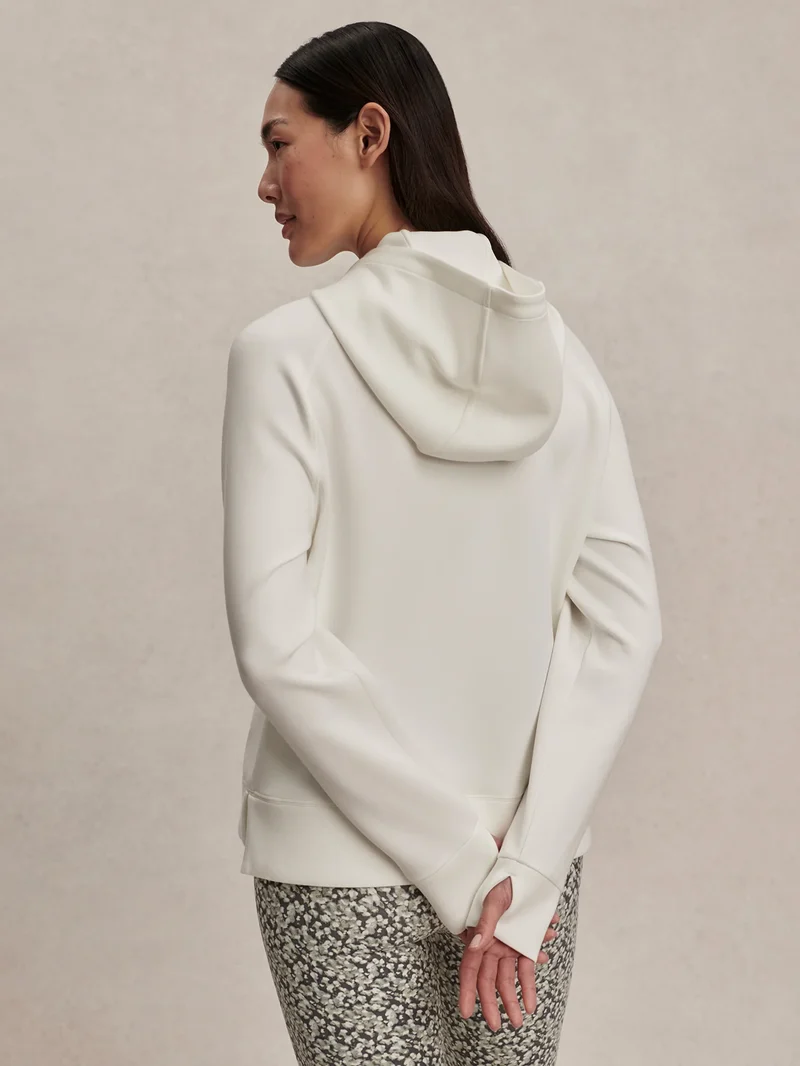 Karo Half Zip Midlayer White