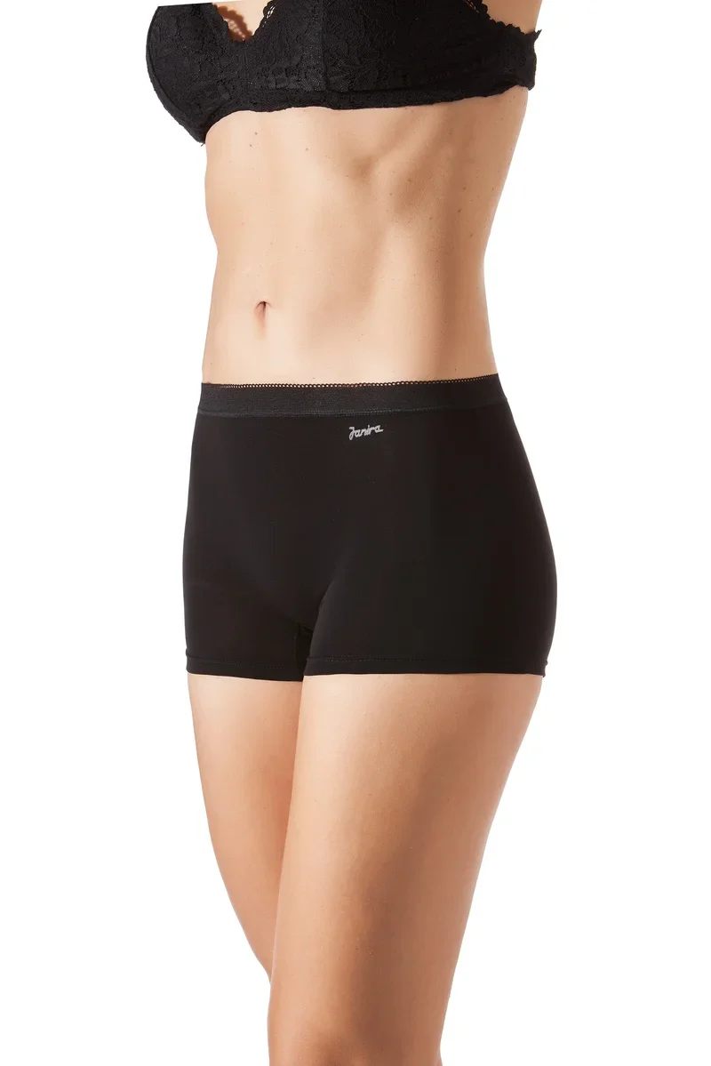 Janira - Esencial Boxer 2er-Pack Schwarz