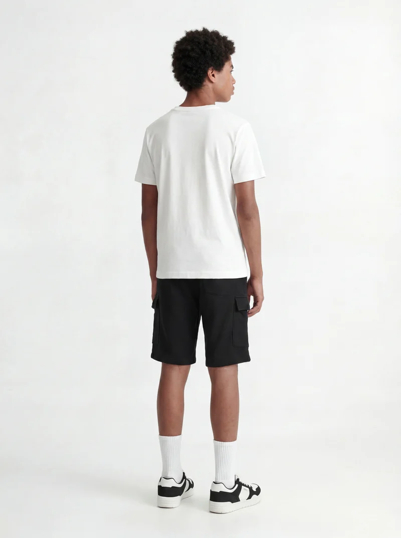JPSTBRADLEY SWEAT CARGO SHORTS SN JNR