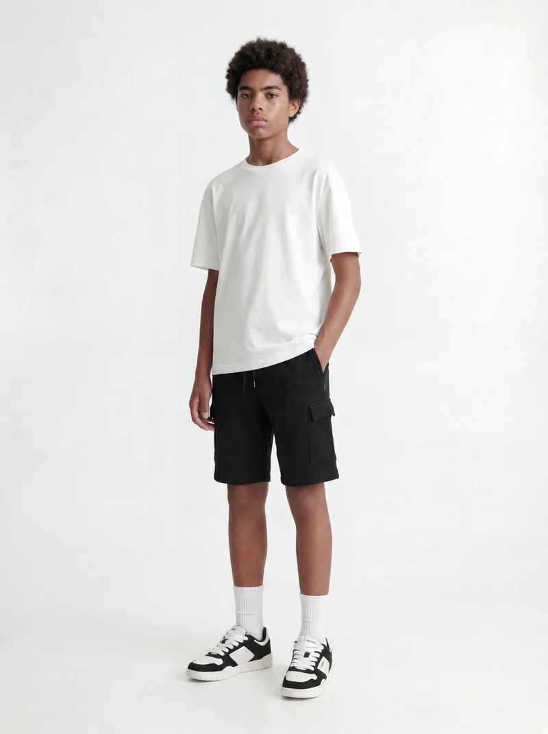 JPSTBRADLEY SWEAT CARGO SHORTS SN JNR