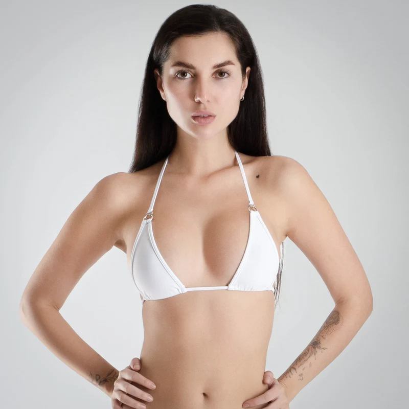 Bikini White Beauty - Micro Triangel Oberteil