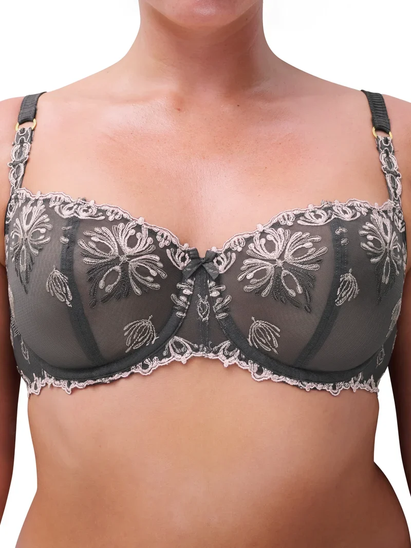 Chantelle - Champs Elysees Balconette-BH in Blush Ash