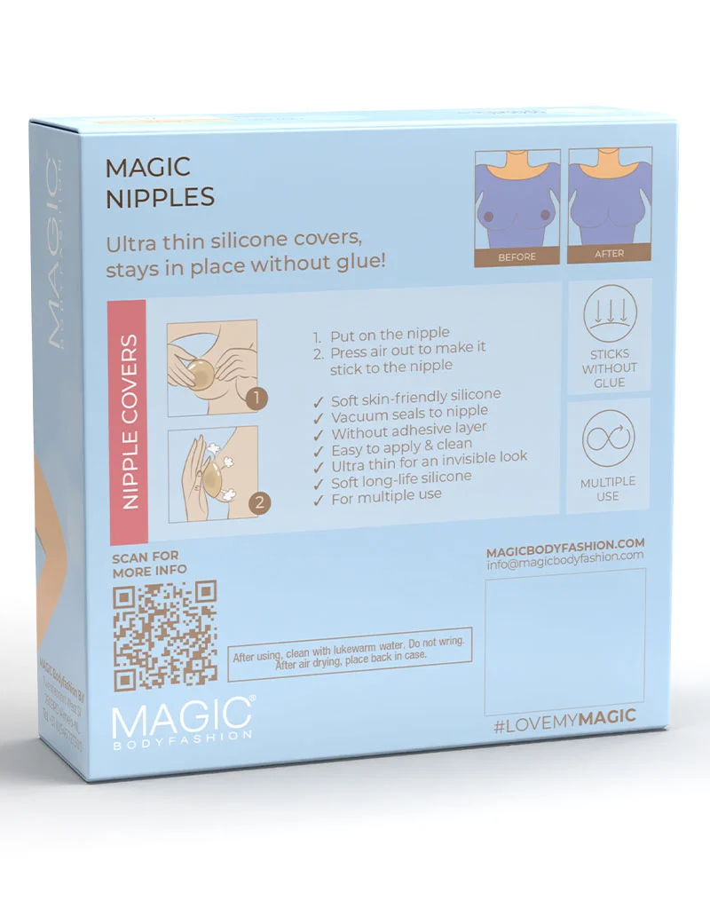 Magic Silicone Nipple Covers Latte Beige