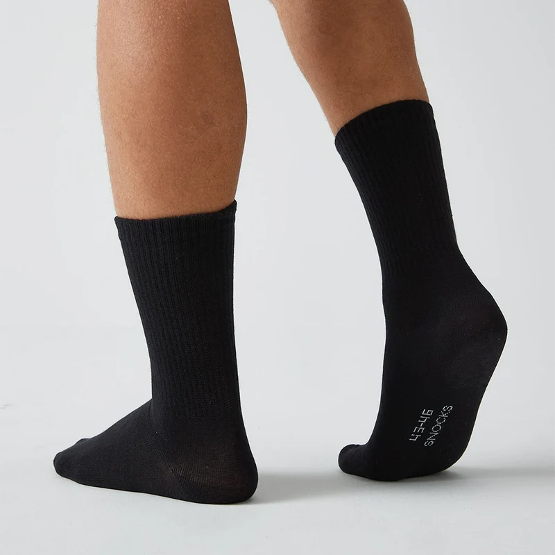 Tennissocken | Schwarz-Weiß