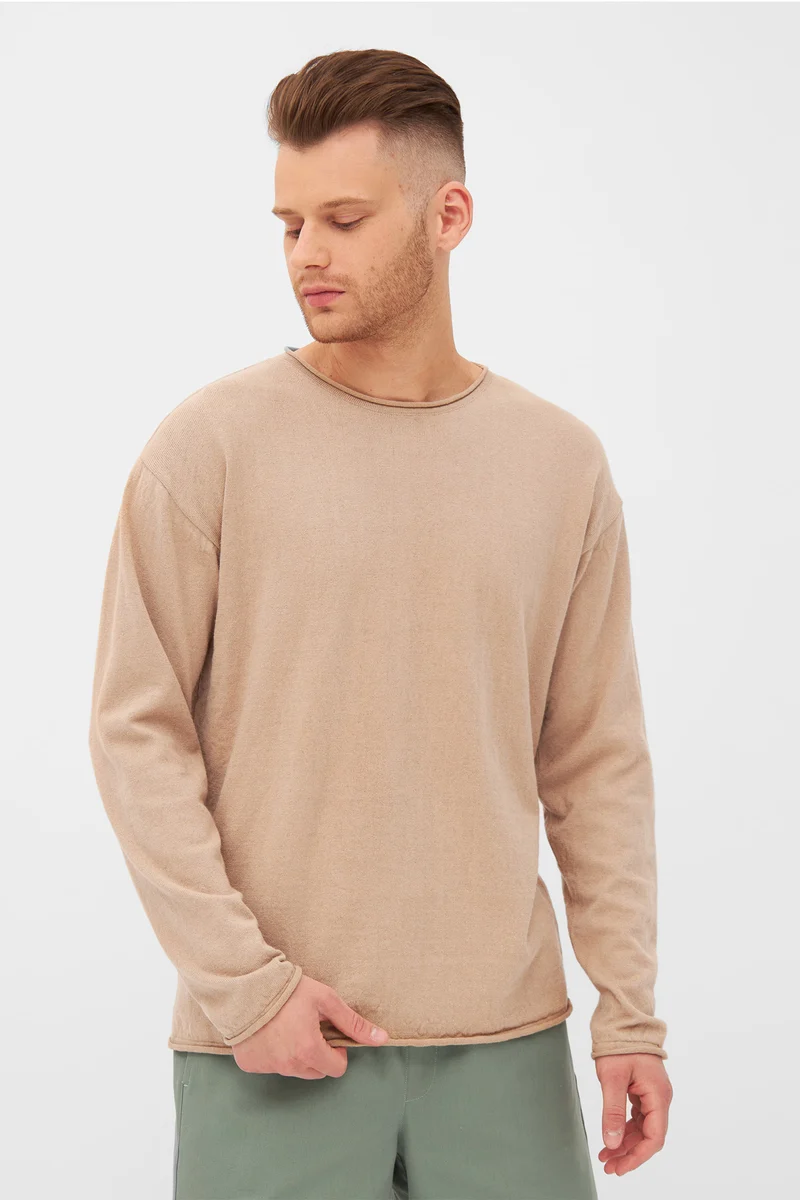 Pullover aus Leinen & Bio Baumwolle