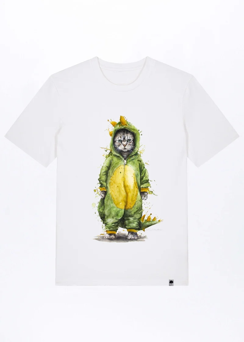 Cat Fight Basic T-Shirt aus Bio Baumwolle