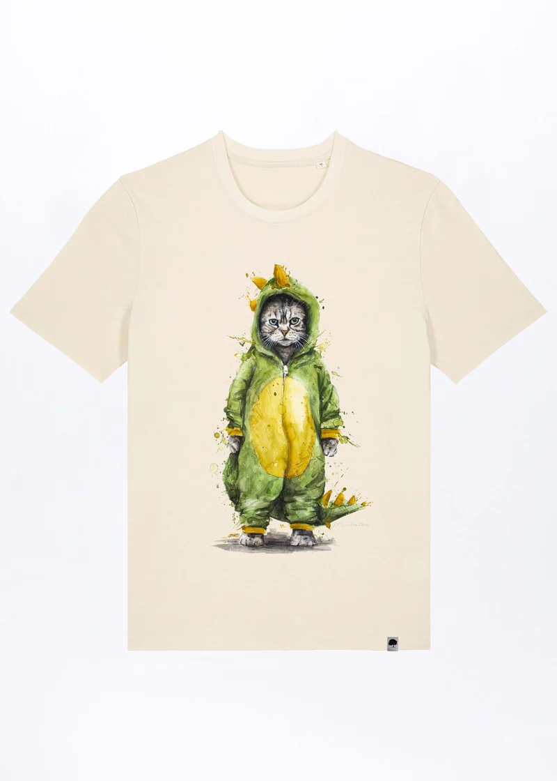 Cat Fight Basic T-Shirt aus Bio Baumwolle