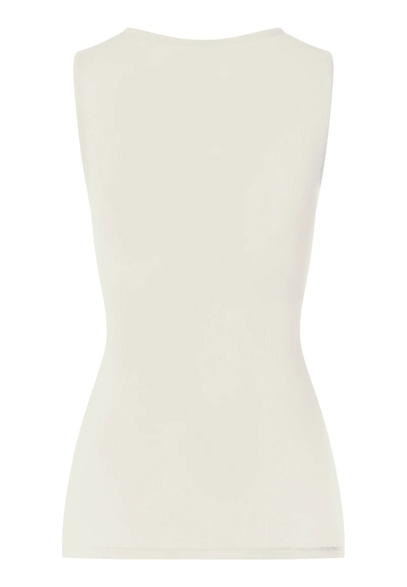 Woolen Lace Tank Top | misty white 070766-072123