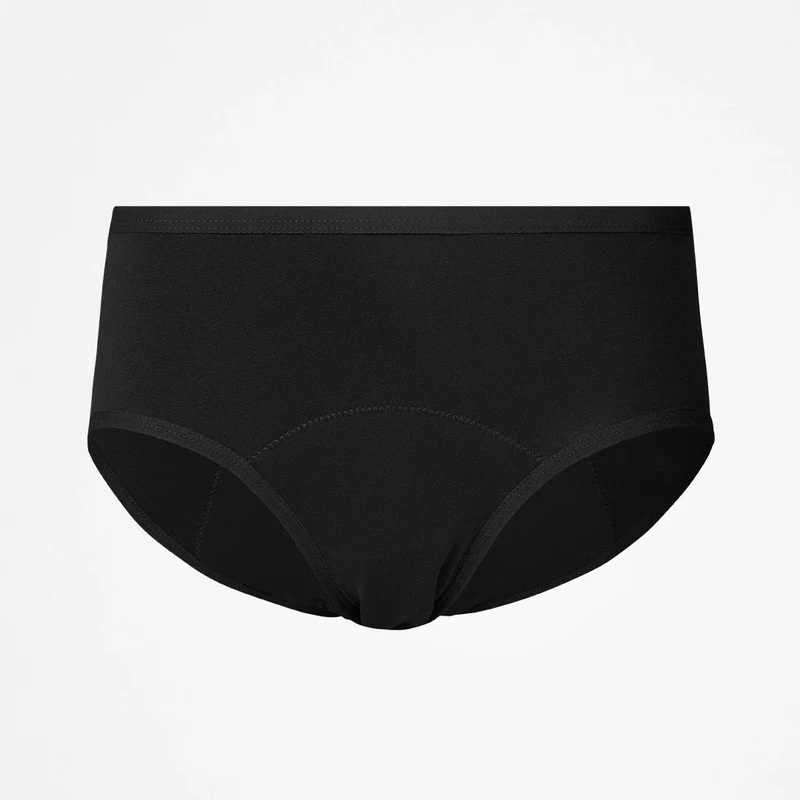 SNOCKS x femtis Period Panty - LENE Hipster Super | Schwarz