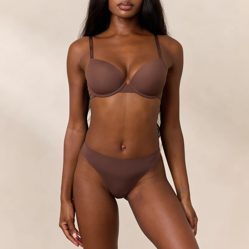 Invisible Form T-Shirt Bra - Cocoa