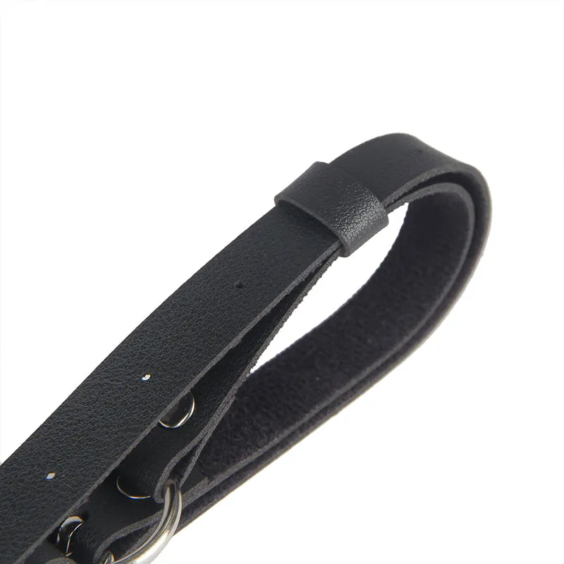 PU Leder Bondage Harness Slip mit Kette SM Panty Strap verstellbar