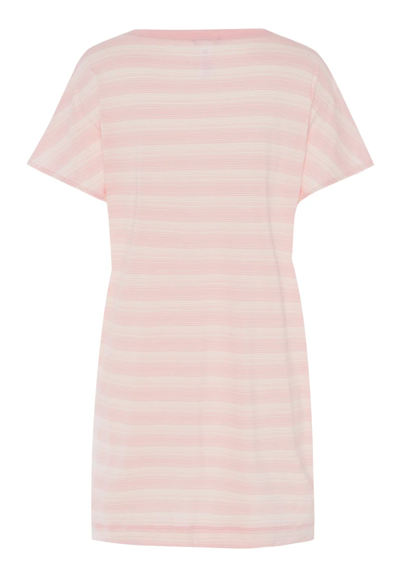 Laura S/SLV Nightdress 85cm | coral stripes 079541-072881