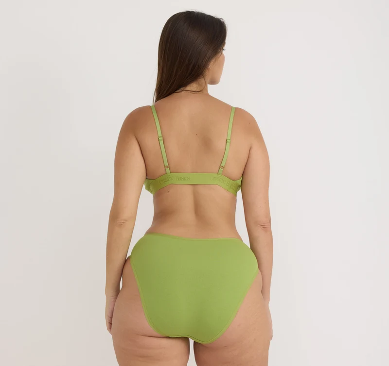 Core Rib Open Back Scoop Bralette