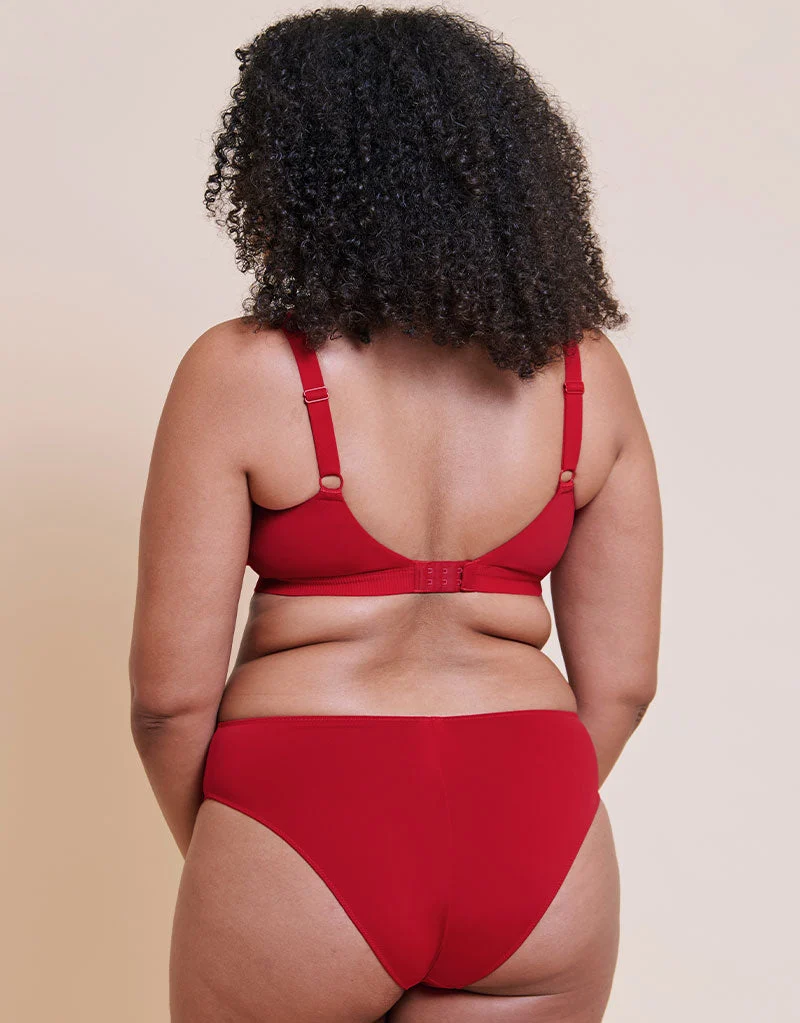 Curvy Kate Zen Non-Wired Bralette Red