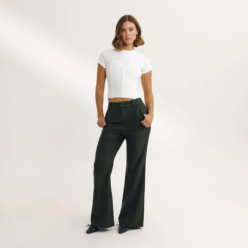 Corset T-Shirt - Off White