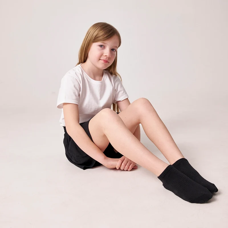 Kinder Sneaker Socken | Mix (Schwarz/Weiß/Grau)
