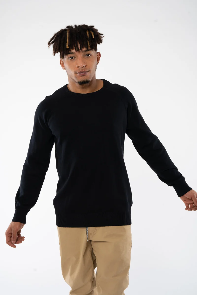 Leichter Strickpullover aus Bio Baumwolle