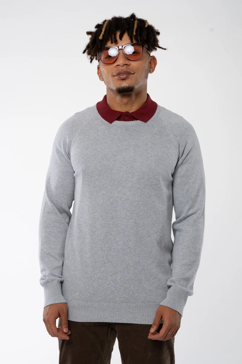 Leichter Strickpullover aus Bio Baumwolle