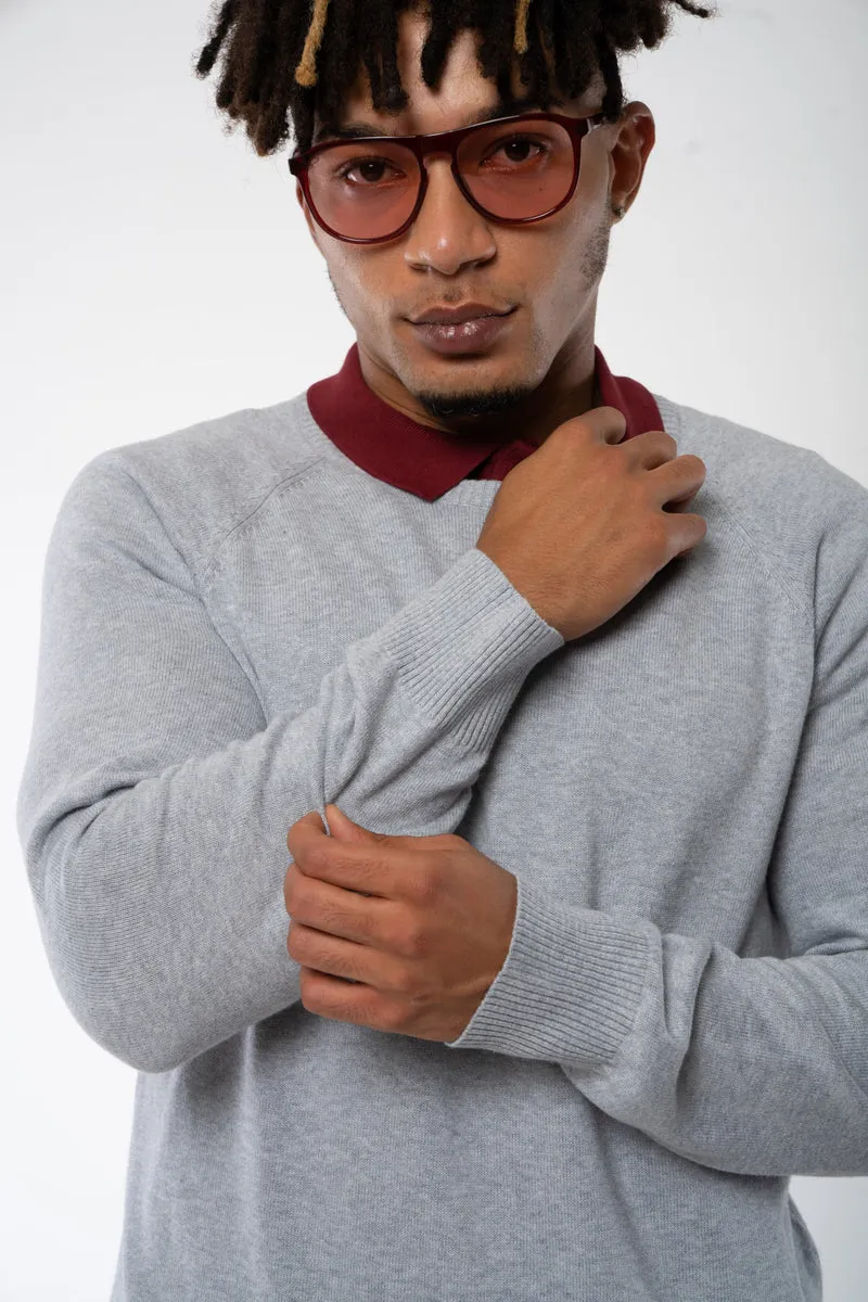 Leichter Strickpullover aus Bio Baumwolle