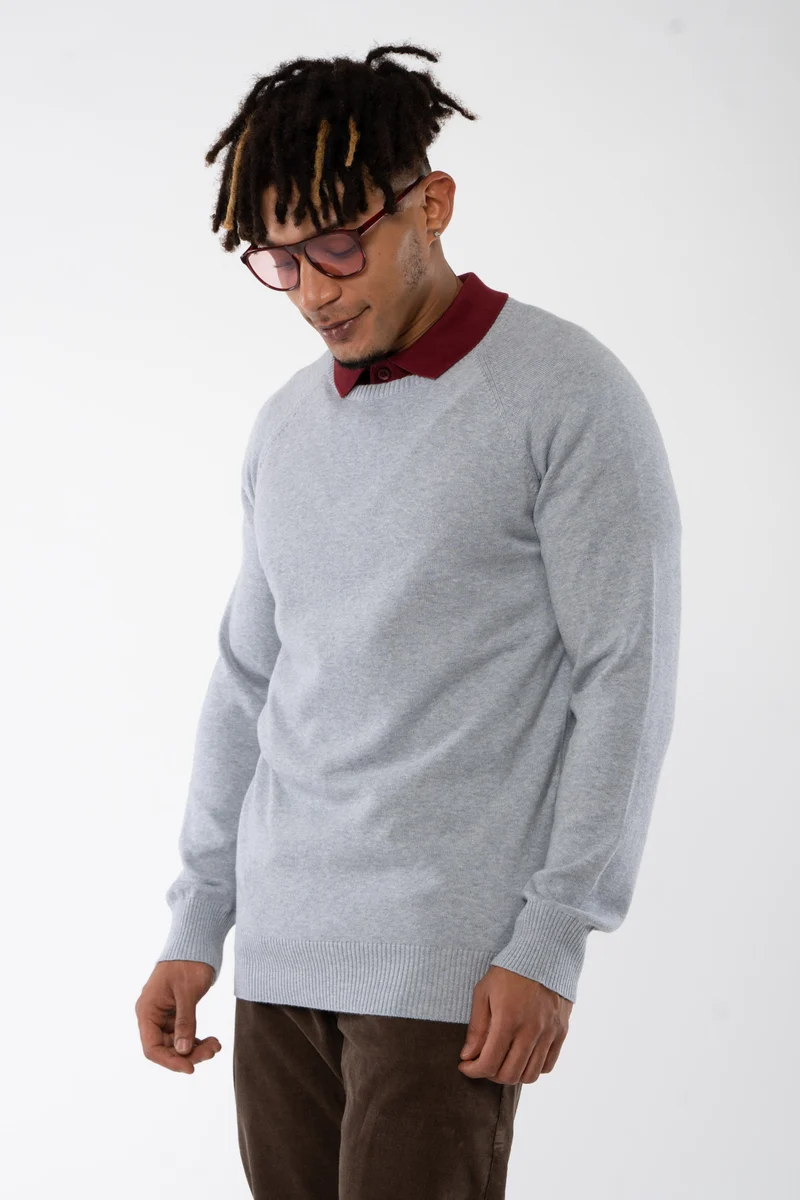Leichter Strickpullover aus Bio Baumwolle