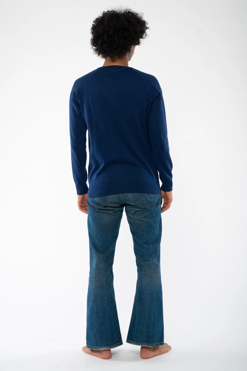 Leichter Strickpullover aus Bio Baumwolle