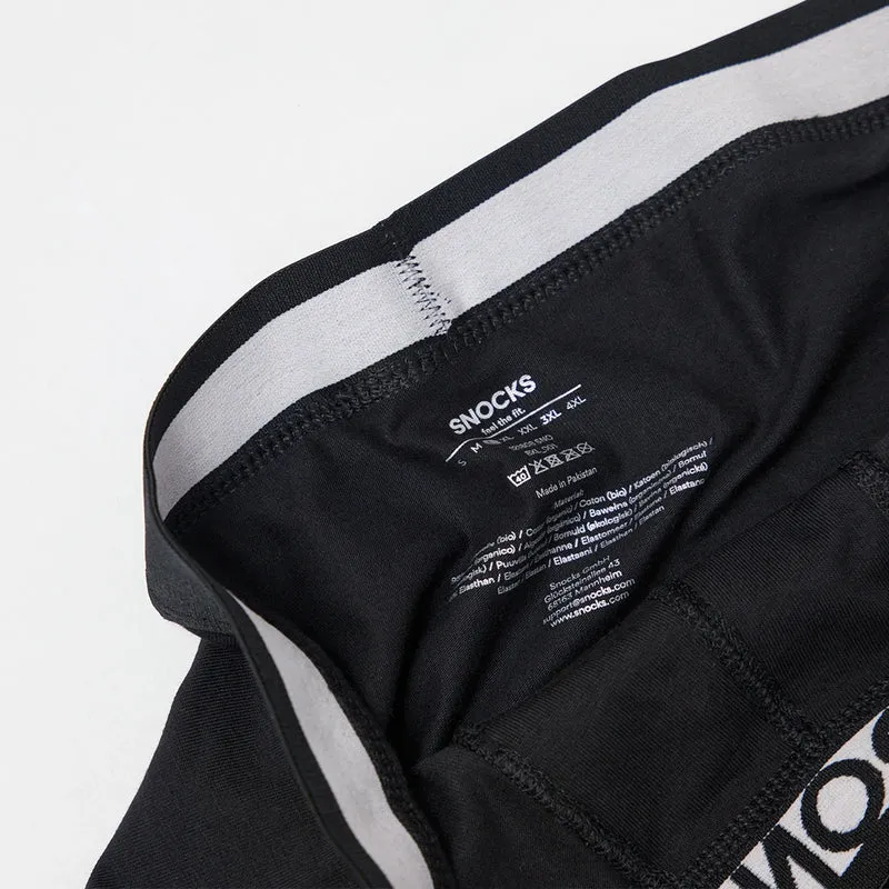 Lange Boxershorts | Schwarz