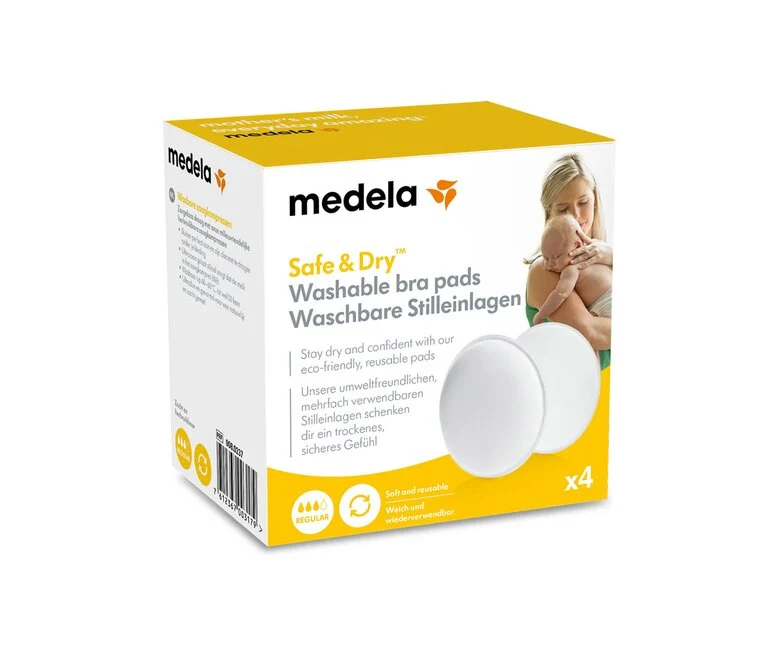 Medela Waschbare Stilleinlagen – 4er-Pack