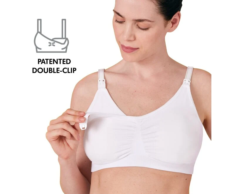 Medela Komfortabler 3-in-1 Still- und Pump-BH, weiß, Gr. L