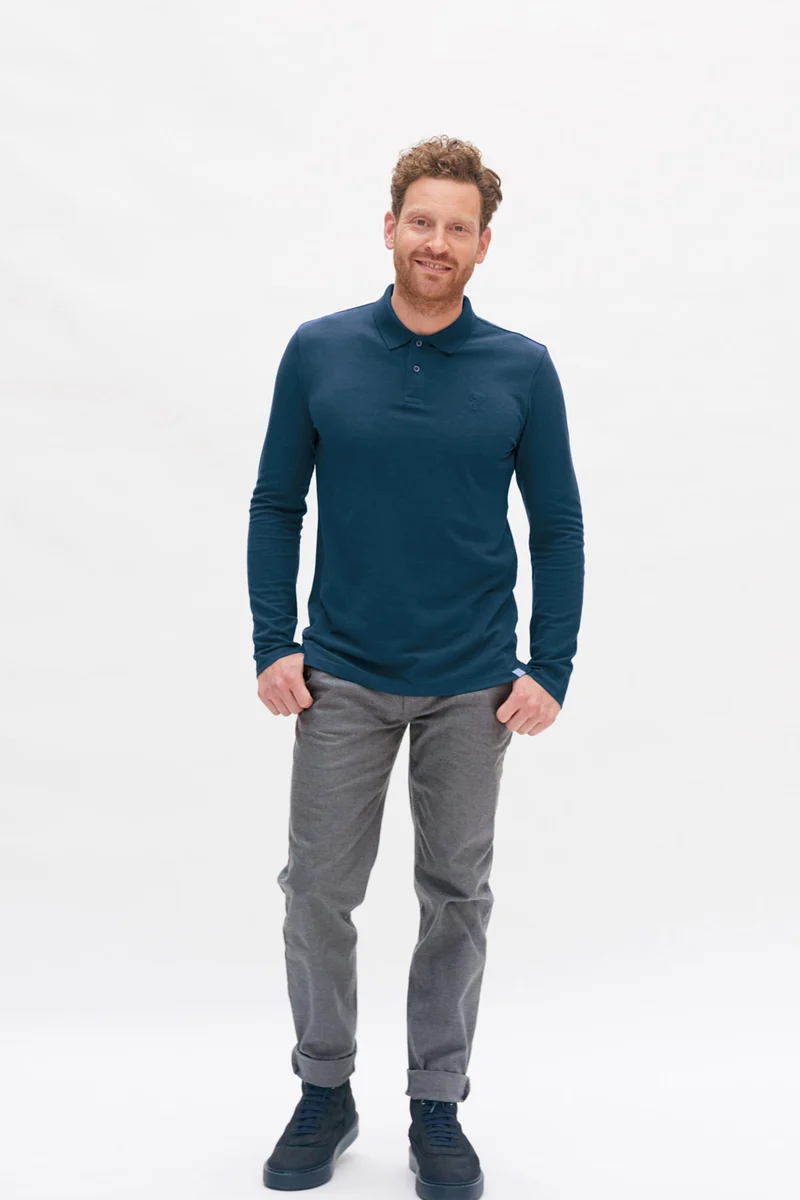 Polo Shirt aus Bambus & Bio Baumwolle
