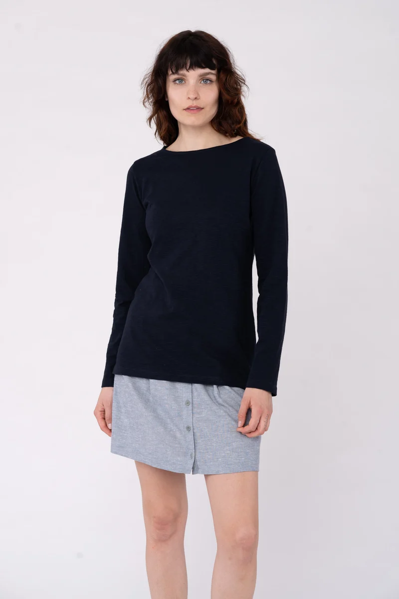 Longsleeve Shirt aus Bio Baumwolle