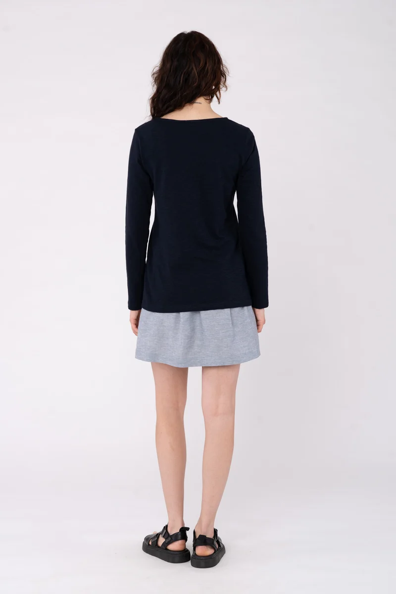 Longsleeve Shirt aus Bio Baumwolle
