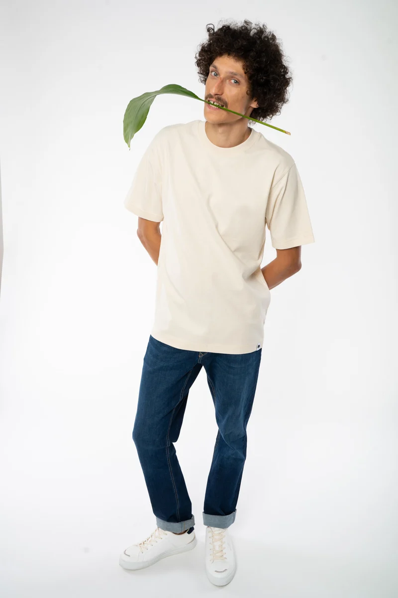 Relaxed Fit Heavy Weight T-Shirt aus Bio Baumwolle
