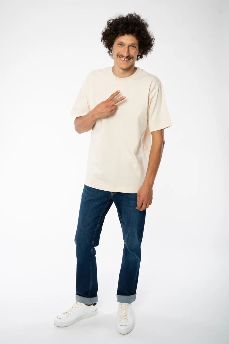 Relaxed Fit Heavy Weight T-Shirt aus Bio Baumwolle