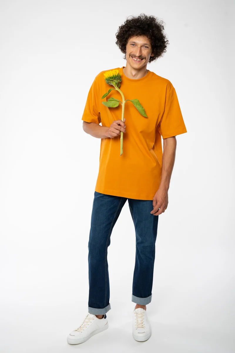 Relaxed Fit Heavy Weight T-Shirt aus Bio Baumwolle