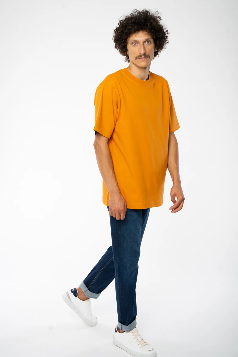 Relaxed Fit Heavy Weight T-Shirt aus Bio Baumwolle