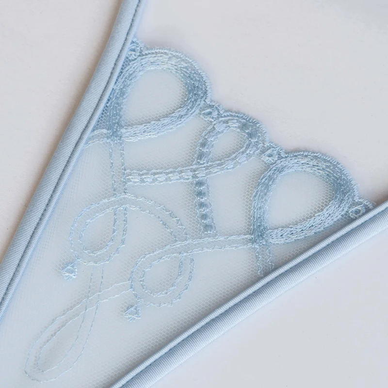 Jeans On - Mini T-String - Hellblau
