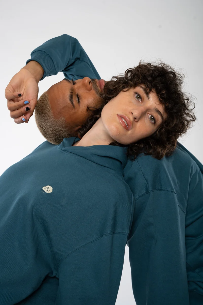 Oversized Boxy Hoodie aus Bio Baumwolle