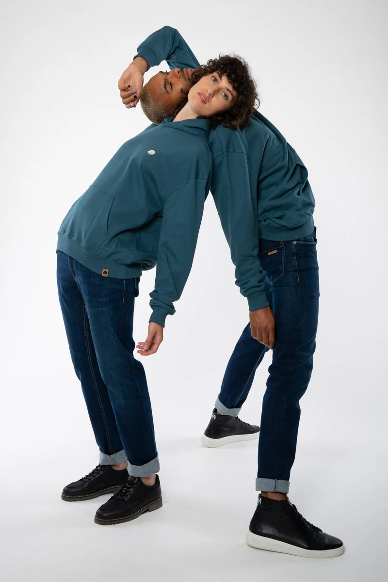 Oversized Boxy Hoodie aus Bio Baumwolle