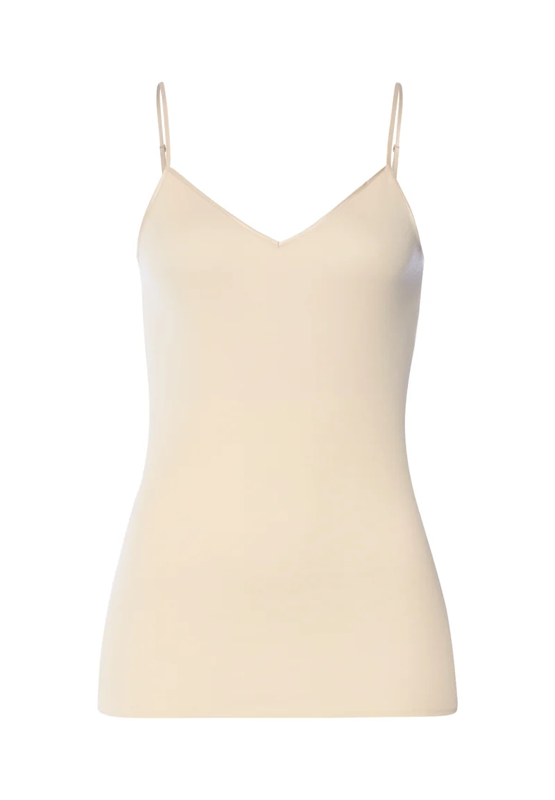 Cotton Seamless Spaghetti Top