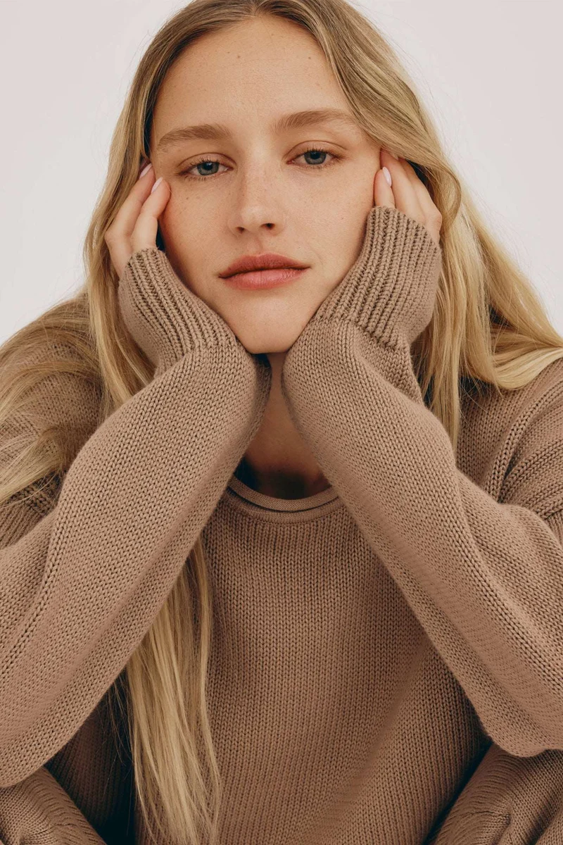 True Knit Sweater aus Bio Baumwolle