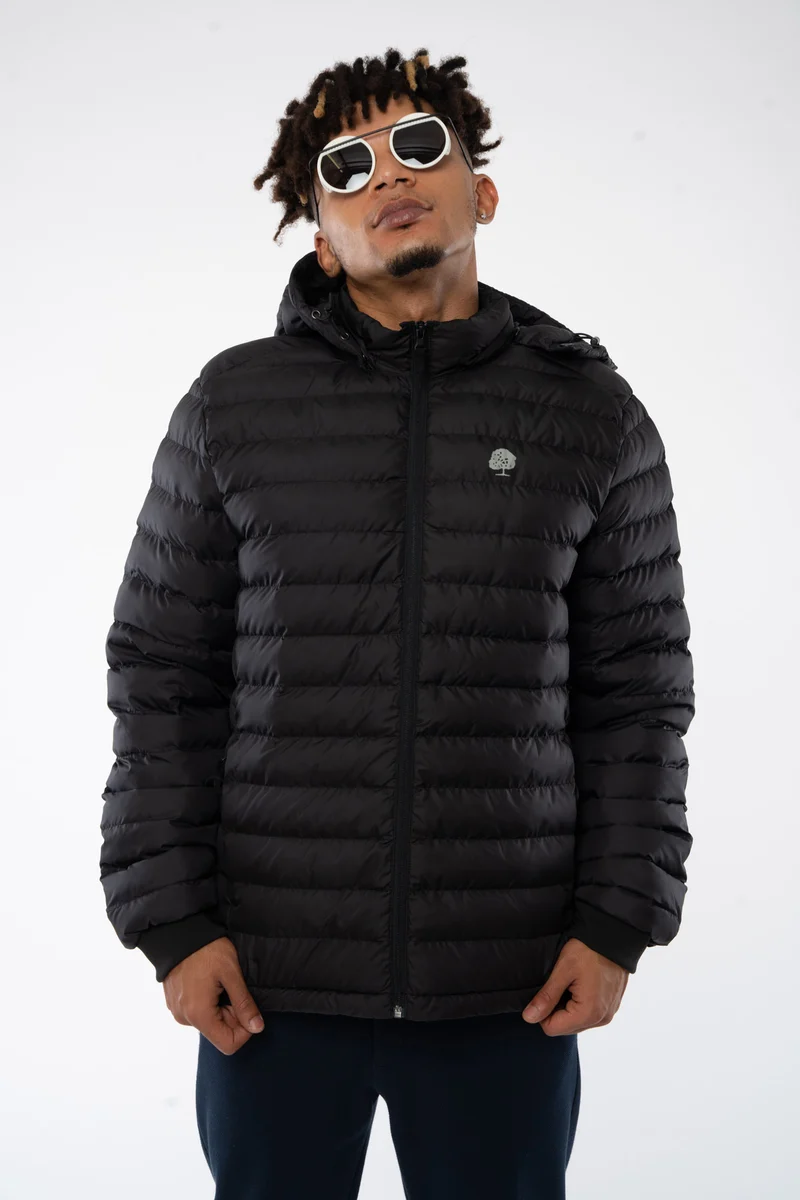 Lange Daunenjacke aus recyceltem Polyester