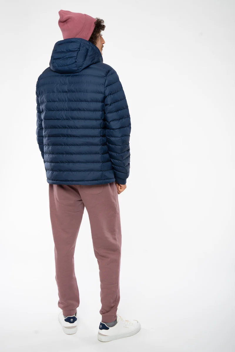 Lange Daunenjacke aus recyceltem Polyester