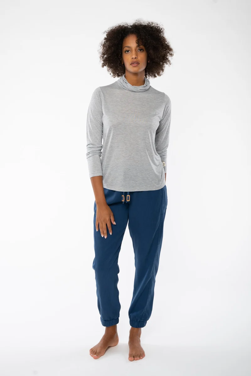 Rollkragenshirt aus Tencel