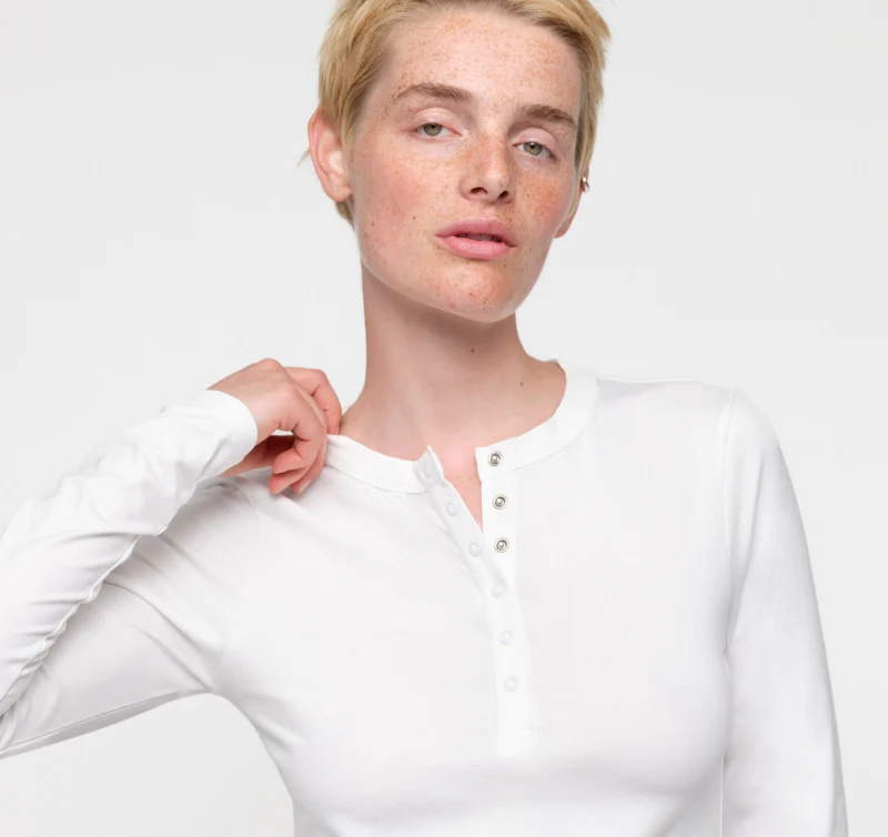 Everyday Henley Long Sleeve