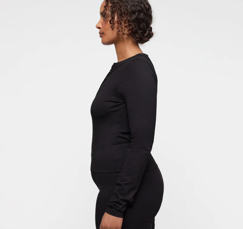 Everyday Henley Long Sleeve