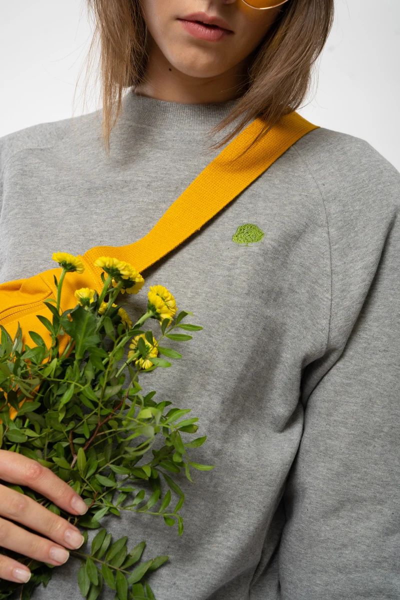 Damen Sweatshirt Pullover mit Raglanärmeln aus Bio Baumwolle