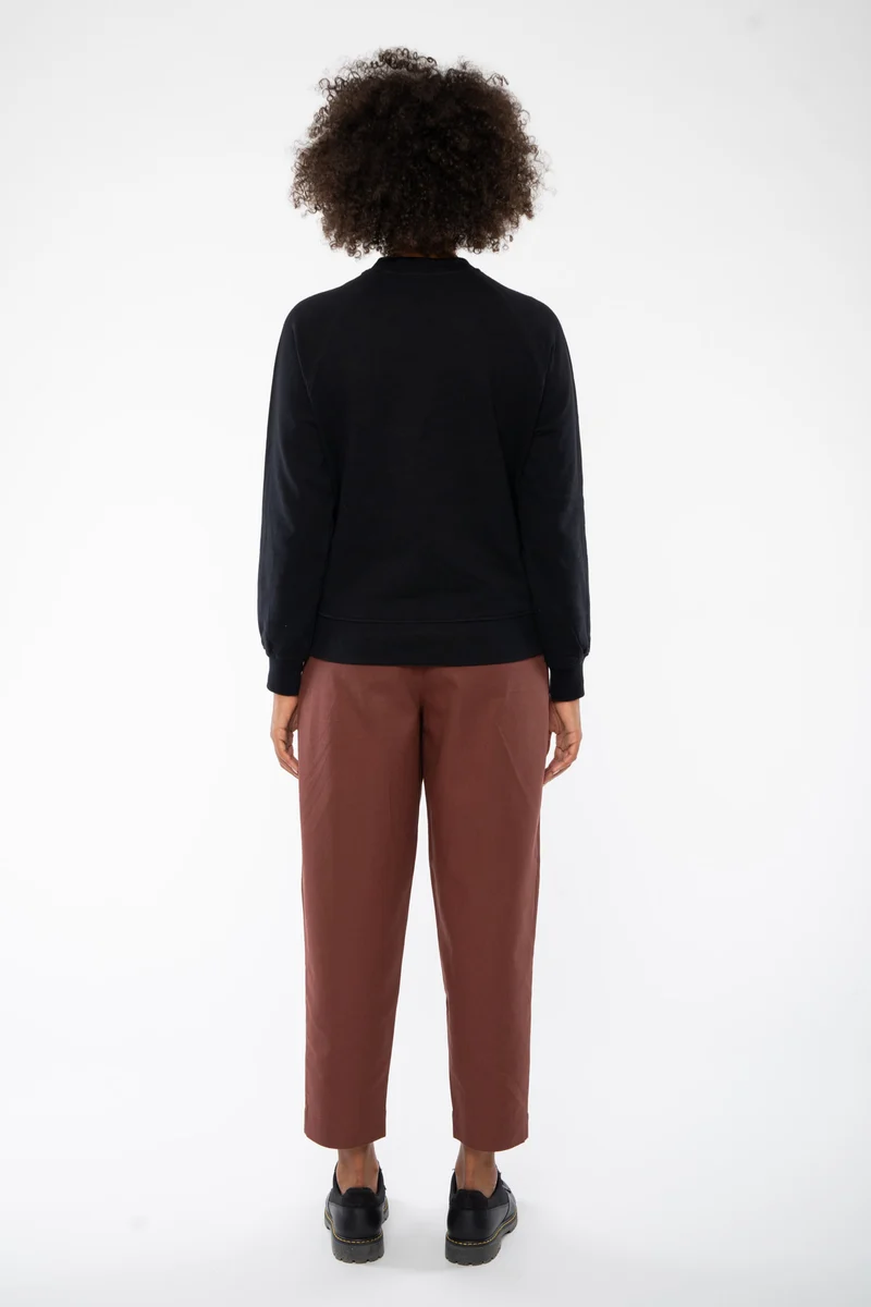 Damen Sweatshirt Pullover mit Raglanärmeln aus Bio Baumwolle